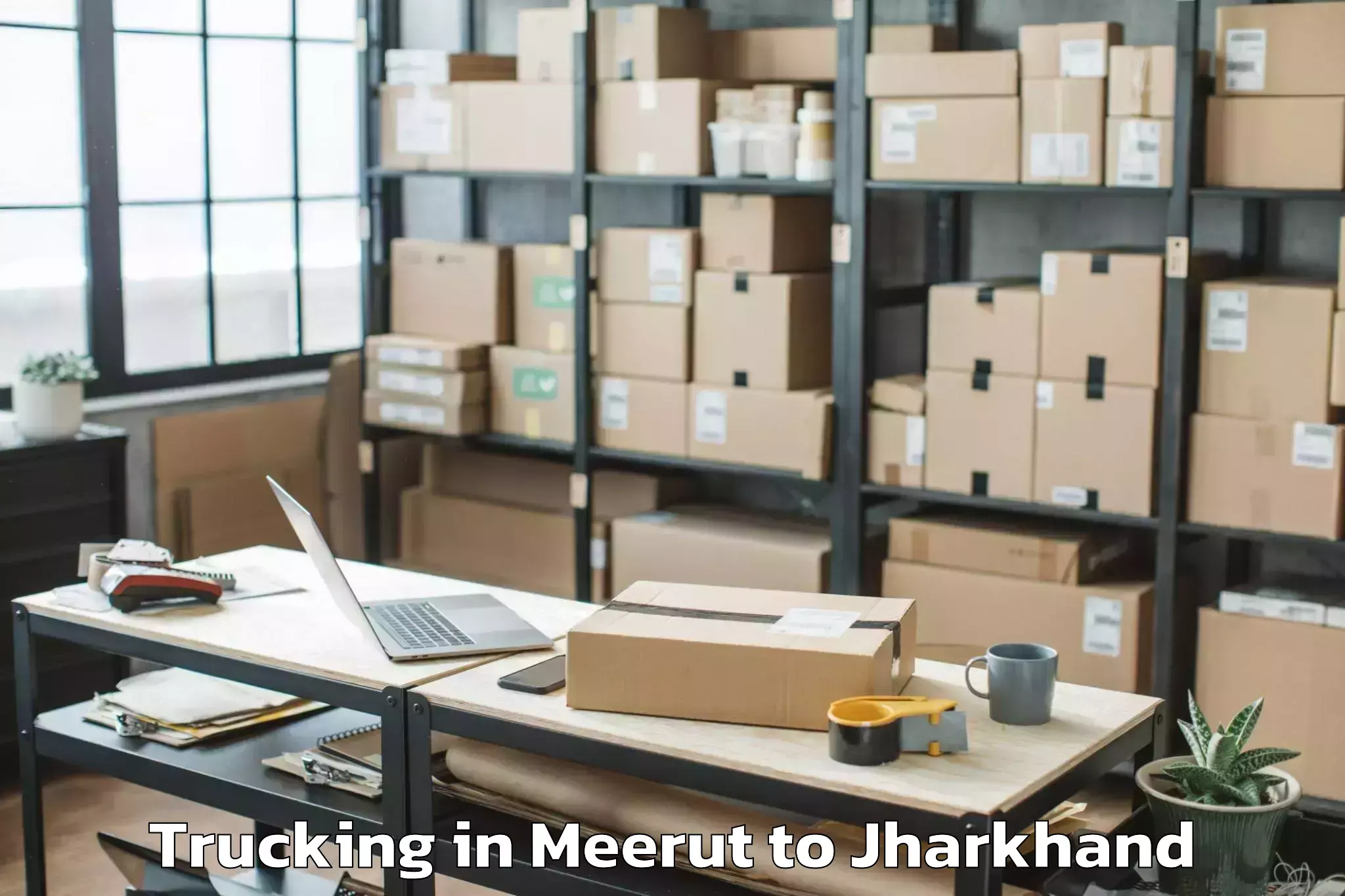 Book Meerut to Manoharpur Trucking Online